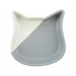 Comedero para Gato Trixie Blanco Gris Cerámica