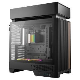 Deepcool Midi Tower CL6600 Negro ATX con Ventiladores RGB, Cristal Templado y Soporte para Refrigeración Líquida de 360mm - PC Gaming
