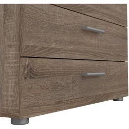 TYHJA Cómoda de 4 cajones - Chene Truffe - L 70 x P 40 x H 75 cm TYHJA Cómoda de 4 cajones - Chene Truffe - L 70 x P 40 x H 75 cm
