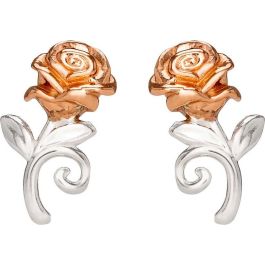 Disney Pendientes Rosa La Bella y la Bestia Plata 925 Precio: 48.3516. SKU: B1888X4B7P
