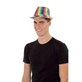 My Other Me Sombrero Rainbow con Luz y Sonido para Adulto Talla 58 100% Poliéster