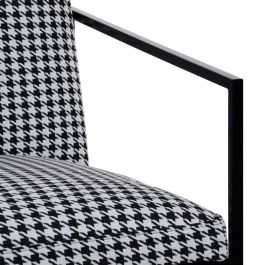 Sillón Blanco Negro 65 x 85 x 73 cm