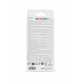 Uni-Ball Emott Rotuladores de Escritura y Dibujo, Estuche 10 Colores Esenciales, Diseño Moderno Uni-Ball Emott Rotuladores de Escritura y Dibujo, Estuche 10 Colores Esenciales, Diseño Moderno