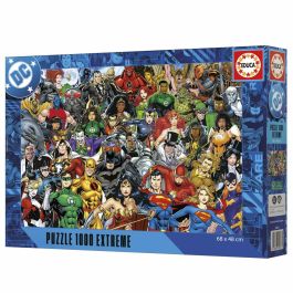Educa EDU1747456928643 Puzzle Liga de la Justicia DC Comics 1000 piezas Temática Dibujos Animados para Adultos