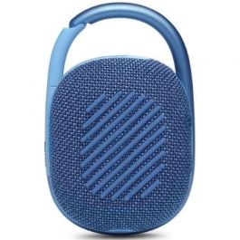 JBL JBLCLIP4ECOBLU Altavoz Portátil Bluetooth Clip 4, 5W, Sonido Pro Original, Mosquetón Integrado, Resistente Agua/Polvo, 10 Horas, Azul