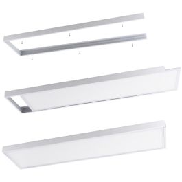 Marco de Instalación Superficial de Techo para Panel LED 120x30cm en Aluminio - Oculta Driver y Cables, Sin Agujeros - Uso Profesional y Hogar Precio: 13.50000025. SKU: B1GFCHGTHD