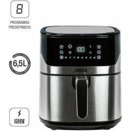 Jocca 2192 Freidora de Aire Caliente sin Aceite 6,5 Litros 1600W Acero Inoxidable