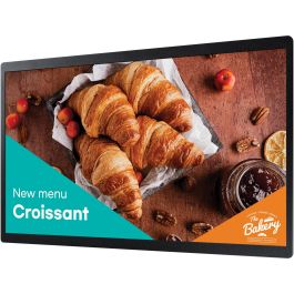 Samsung QB24C 24" FHD (1920x1080) 16:9 14ms Digital Signage con Tizen, USB, HDMI, Ethernet, Negro