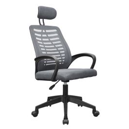Mars gaming Silla Ergonómica MGC-ERGOBBGR Gris, Silla de Oficina con Respaldo de Malla Transpirable y Diseño Ergonómico para Comodidad y Soporte Postural