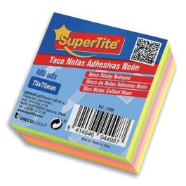 Taco Notas Supertite 75X75 Neon 400 Uds 6 unidades Precio: 13.59000005. SKU: B182R63X4J