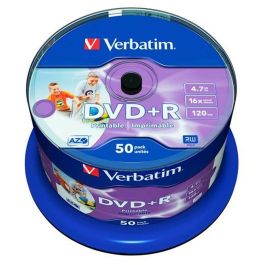 DVD+R Verbatim 4,7 GB 16x 50 Piezas (4 Unidades)