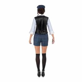 Disfraz gánster irlandesa gorra, camisa con chaleco y cadena, corbata con pasador, pantalón y medias talla m Disfraz gánster irlandesa gorra, camisa con chaleco y cadena, corbata con pasador, pantalón y medias talla m