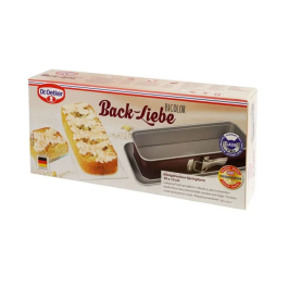 Dr Oetker Back-Liebe Bicolor Molde para Tarta con Bisagras, Juego de 2, 30 cm, FAC1712879328033
