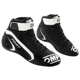 Botines Racing OMP FIRST Negro/Blanco 45 Precio: 138.5000001. SKU: B15JGWKGW2