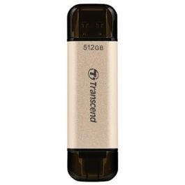 Transcend JetFlash 930C Memoria USB 512GB USB 3.2 Gen 1 (Tipo-A/C) Velocidad Lectura 420MB/s Escritura 400MB/s Oro Precio: 66.59000018. SKU: B1E8ZB36PL