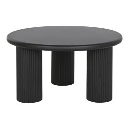 Mesa auxiliar Home ESPRIT Negro Metal 75 x 75 x 40 cm