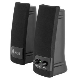 NGS SB150 Altavoces 2.0 Multimedia Portátiles con Amplificador, 4W RMS y Protección Magnética, Color Negro Precio: 9.98999958. SKU: B1DX37BQCZ