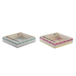DKD Home Decor Servilletero de Mesa Colonial Africa Gres MDF Metal Azul Turquesa 18x18x4 cm Pack de 4 Unidades Precio: 12.73404. SKU: B18E2N27GT