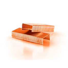 Q-connect Grapas Nº 23/6 Cobreadas Caja de 1000 Unidades