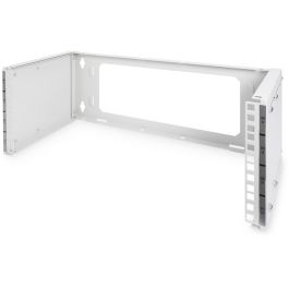 Digitus Soporte de Pared para Rack 19" 4U, Bastidor Mural para Patch Panel, Acero Gris, Capacidad 15 kg