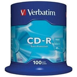 Verbatim Cd-R, 700Mb, 52X, 100 Pack Spindle, Superficie Extra Protection Precio: 41.50000041. SKU: B15XZPTHQQ