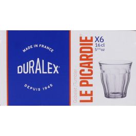 Duralex Set 6 Vasos Transparente 16 cl Picardie (12 Cajas)