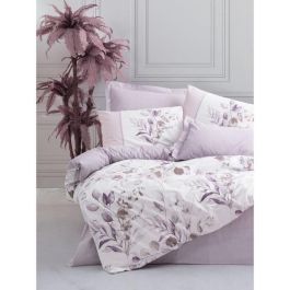 Juego de cama - 1 funda nórdica 220x240 cm + 2 fundas de almohada 60x60 cm - 100% algodón - Lila Precio: 53.18192. SKU: B1BX3BGAEF