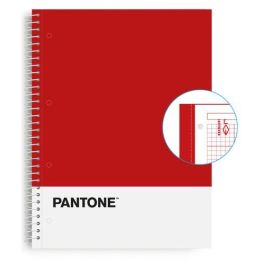 Bloc Escolofi Notebook Pantone Basic A4 80H Cuadric.5X5 90G Rojo 5 unidades Precio: 27.50000033. SKU: B19KLDCLZE