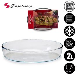 Bandeja Ovalada Pasabahce 2360ml - Vidrio Borosilicato 22x6x30.5cm, Apta Horno (6 Unidades) Bandeja Ovalada Pasabahce 2360ml - Vidrio Borosilicato 22x6x30.5cm, Apta Horno (6 Unidades)