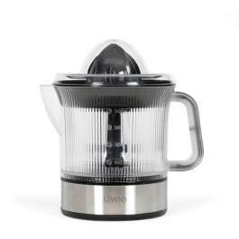 Livoo Exprimidor Eléctrico de Cítricos DOD210 - 40W, Conos Grande y Pequeño, Acero Inoxidable/Negro Precio: 37.8900005. SKU: B1GFWN4M5J