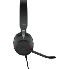 Jabra Evolve2 40 Auriculares Diadema con Micrófono Profesional, Cancelación de Ruido Pasiva, Certificado UC, Busylight