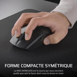 Corsair Ratón inalámbrico para juegos M55 Wireless Negro, Simétrico COR1728619337548