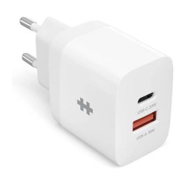 HYPER HJ205EU Cargador de Dispositivo Móvil para Smartphone y Tableta, Carga Rápida, 1 Puerto USB Tipo C, Blanco