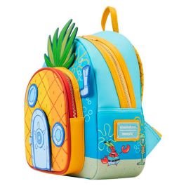 Loungefly Mochila Bob Esponja Casa de la Piña 26cm Cuero Vegano con Correas Ajustables