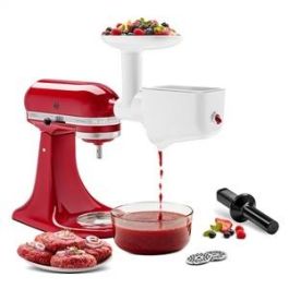 Kitchenaid 5KSMFVSFGA PACK 2 ACCESORIOS Picadora Carne Colador Frutas Verduras para Purés Moler Picar Alimentos
