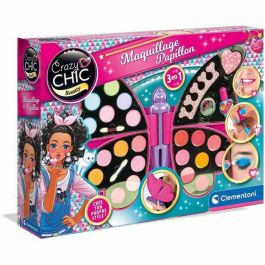 Clementoni CLE8005125527779 - Kit de Maquillaje Facial Pintacaras de Mariposa para Niños y Fiestas