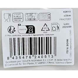 La Mediterranea Plato Pasta Risotto Grecia Ø28 cm (6 Unidades)