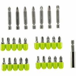 Ryobi Blister de 28 accesorios para atornillar PH / PZ / TX 25 mm y 50 mm con estante de almacenamiento y portabrocas Precio: 20.89000023. SKU: B16R6DX3FY
