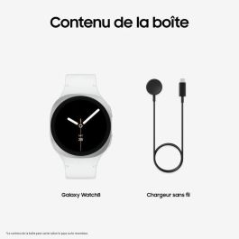Samsung SAM8806097415732 Galaxy Watch8 Reloj inteligente con Bluetooth de 40 mm plateado