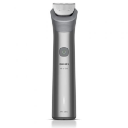 Philips MG5941/15 Recortador All-in-One Series 5000 con 11 Accesorios para Cuerpo, Cabeza y Cara, Batería Recargable, Impermeable, Color Gris