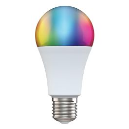 Muvit Bombilla Inteligente Io A65 E27 14W, Multicolor, Control por App y Alexa, WiFi
