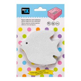 Inofix Figuras Adhesivas Antiresbalones Forma Pez 5302-0 (Blister 12 Unid.) para Duchas y Bañeras Transparentes