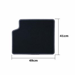 Set de Alfombrillas para Coche OCC Motorsport OCCTY0014GD Negro Gris oscuro Toyota Corolla Terciopelo