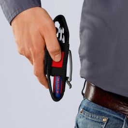 Knipex Set de bridas para cables en estuche para cinturón