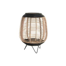 DKD Home Decor Portavela Bambu Cristal Metal Marron Negro 32x32x43 cm Precio: 25.82382. SKU: S3026349