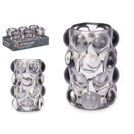 Portavela Bola Grd Gris Giftdecor 8X12CM (12 Unidades) Precio: 46.88999986. SKU: B1G5YFWPKC