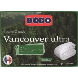 Dodo Vancouver Ultra Duvet 220 x 240 cm 300gr/m² Blanco