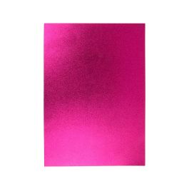 Liderpapel Goma Eva Rosa con Purpurina Biodegradable, 50x70 cm, Espesor 2 mm, Gramaje 60 g/m² para Manualidades y Proyectos Creativos