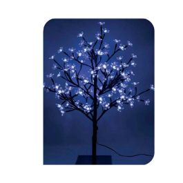 Arbol 3D sakura tronco recto 60cm 120 leds azul ip44 edm Arbol 3D sakura tronco recto 60cm 120 leds azul ip44 edm