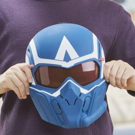 Hasbro Máscara Marvel Vengadores Capitán América de Juego de Rol con Lentes Abatibles para Niños +5 Años Película Brave New World